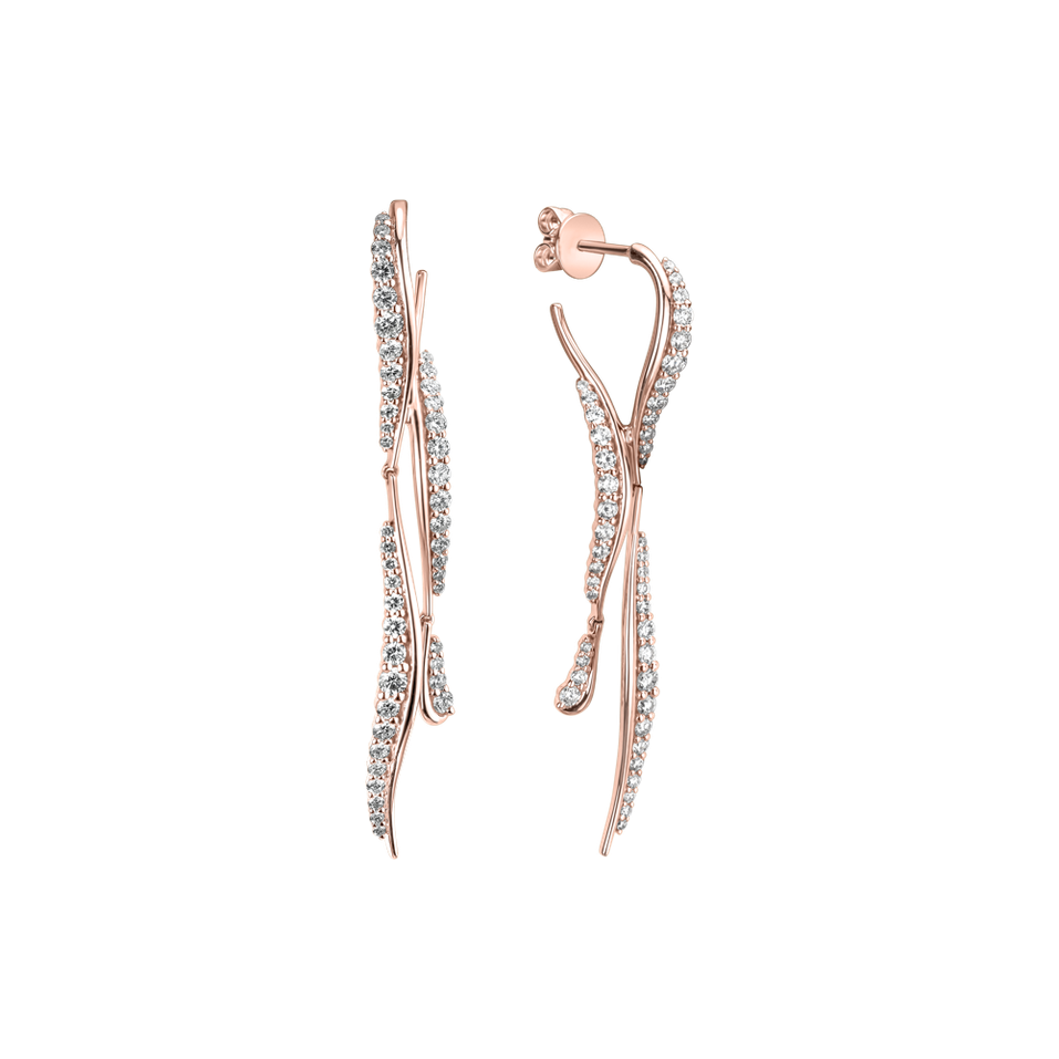 Diamond earrings Aurora Falls