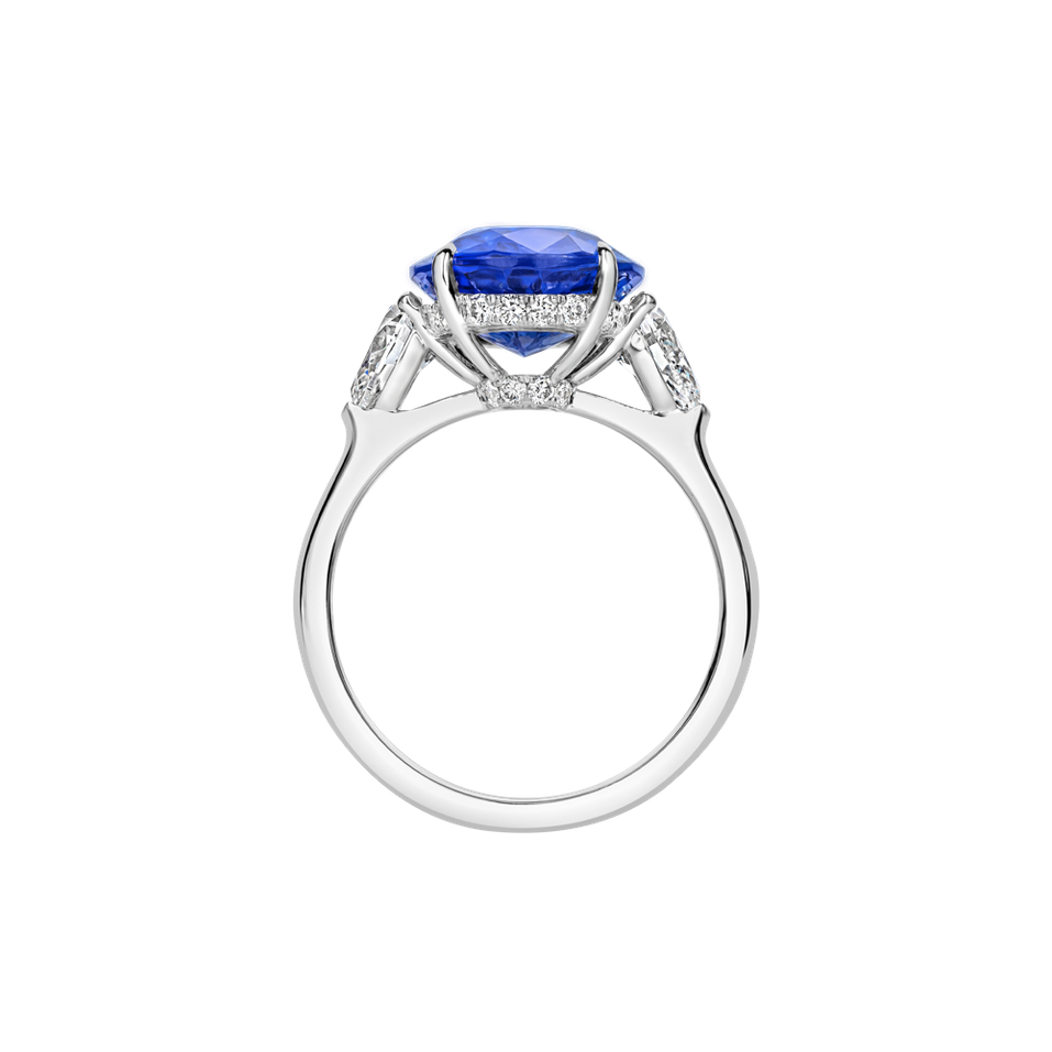 Diamond ring with Tanzanite Elvianne