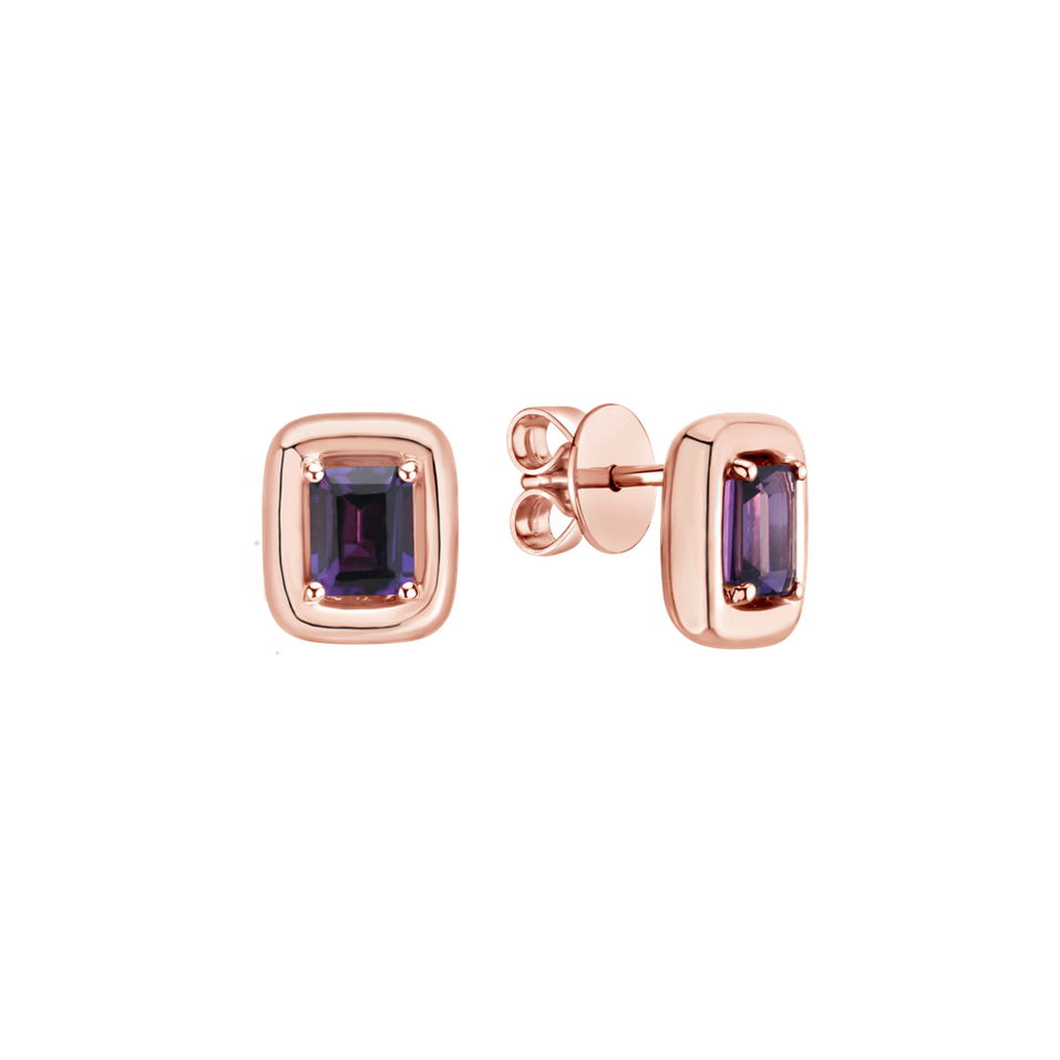 Earrings with Amethyst Nestori