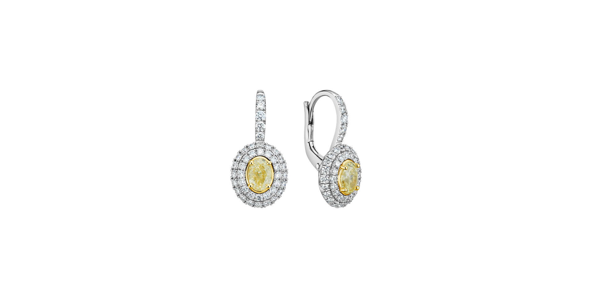 Diamond earrings Born of Light