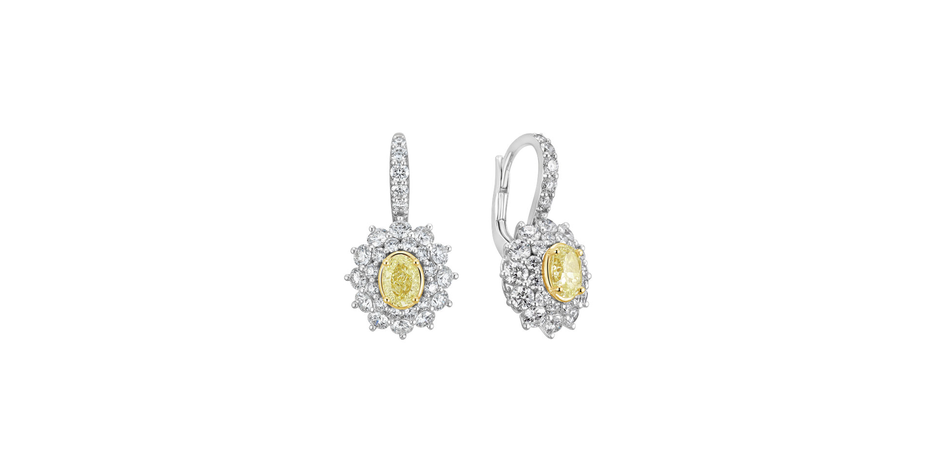 Diamond earrings Soleil Royale