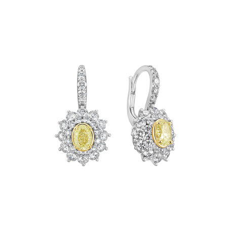 Diamond earrings Soleil Royale