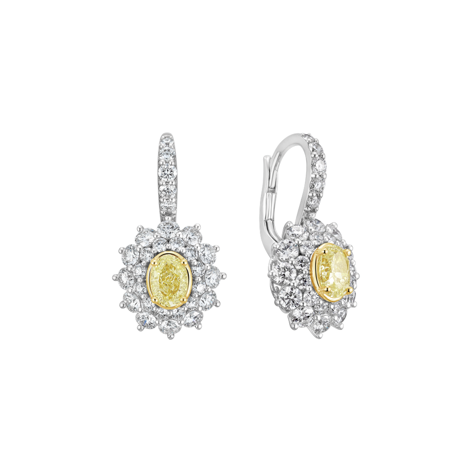 Diamond earrings Soleil Royale