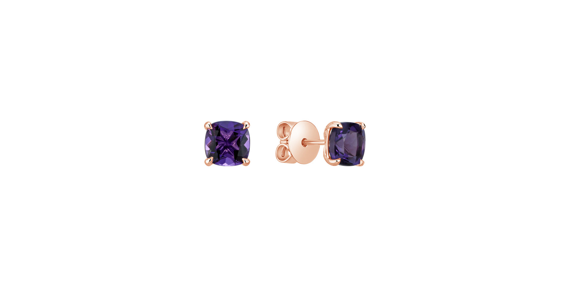 Earrings with Amethyst Araminta