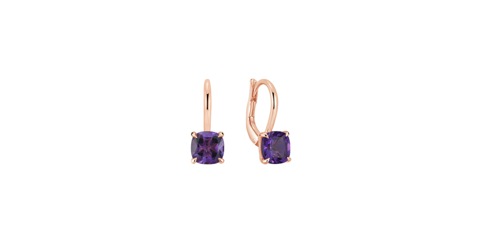 Earrings with Amethyst Araminta