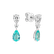 Diamond earrings with Paraiba Aqua Spark3