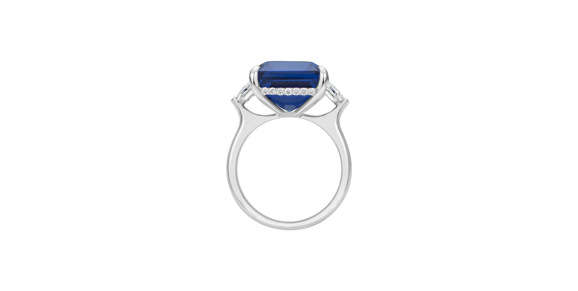 Diamond ring with Tanzanite Selien