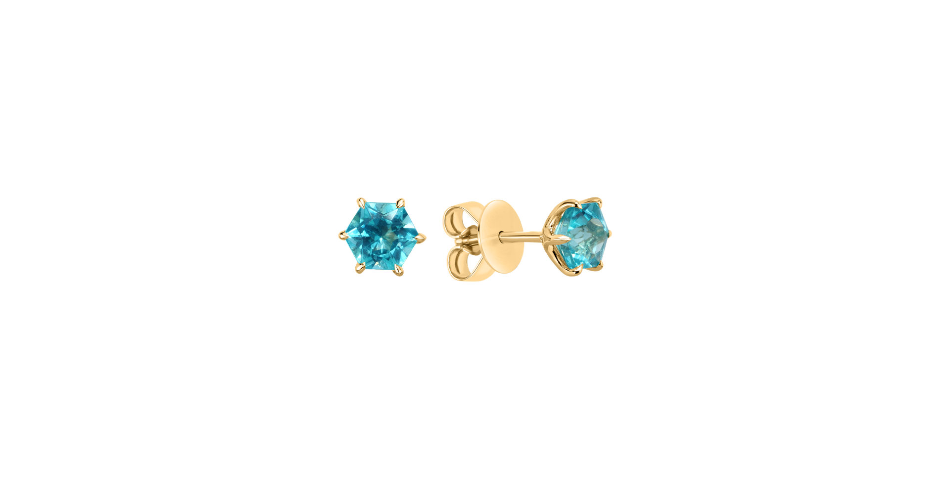 Earrings with Apatite Hidden Thunder