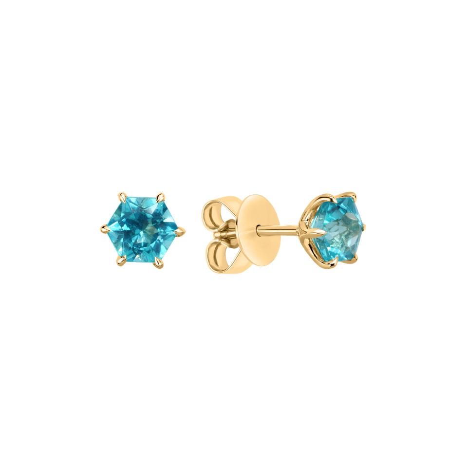 Earrings with Apatite Hidden Thunder
