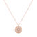 Diamond necklace with Tourmaline The Spiral of Life2