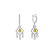 Earrings with yellow and white diamonds Sasha3