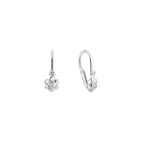 Children's diamond earrings Garden Fairy