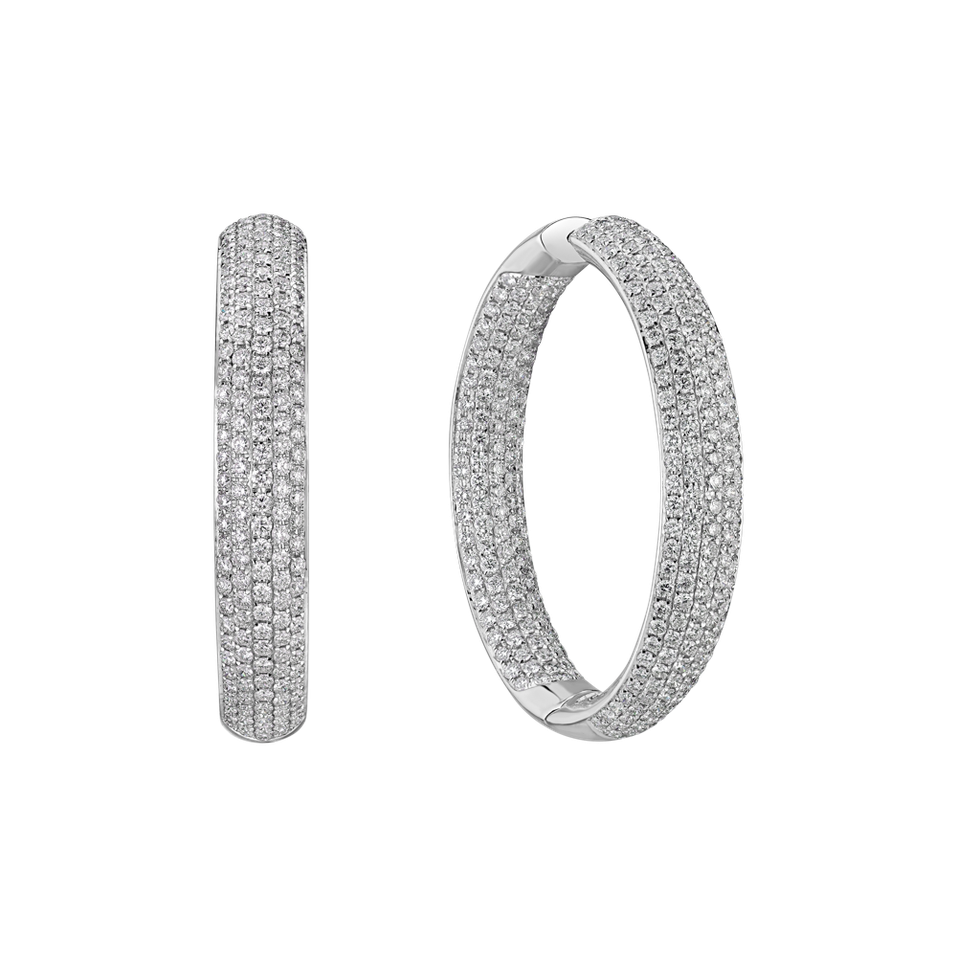 Diamond earrings Solid Luxury