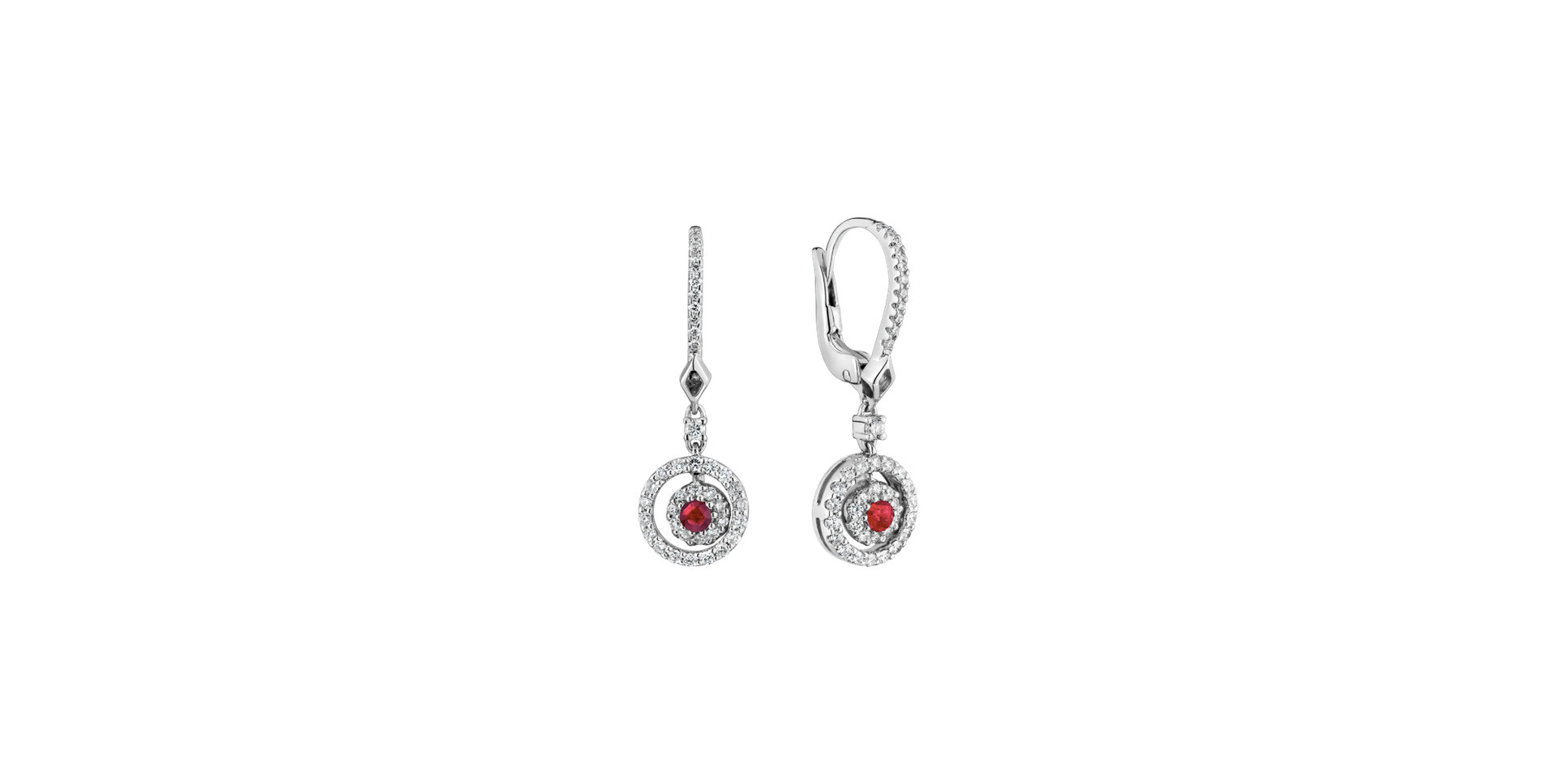 Diamond earrings and Ruby Rose Hope