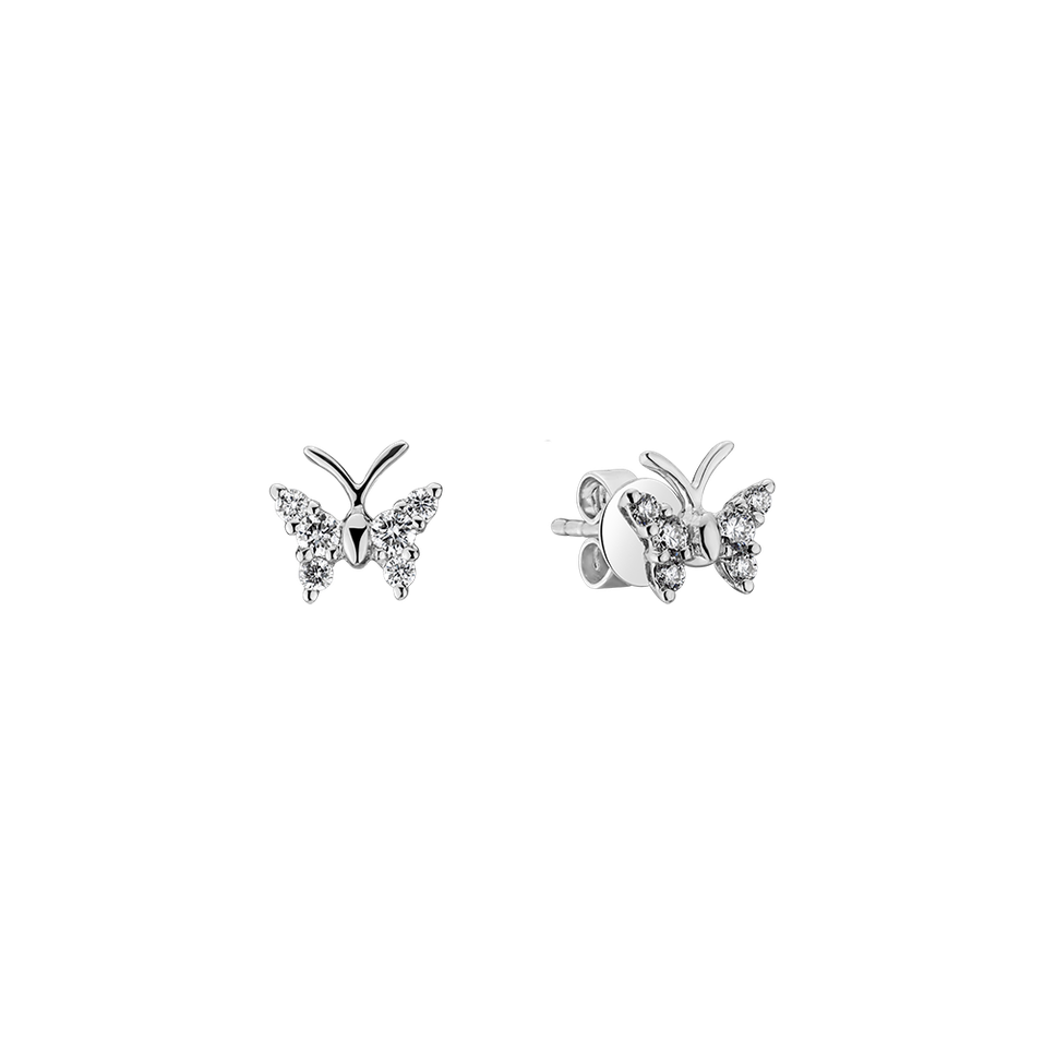 Diamond earrings Diamond Butterfly