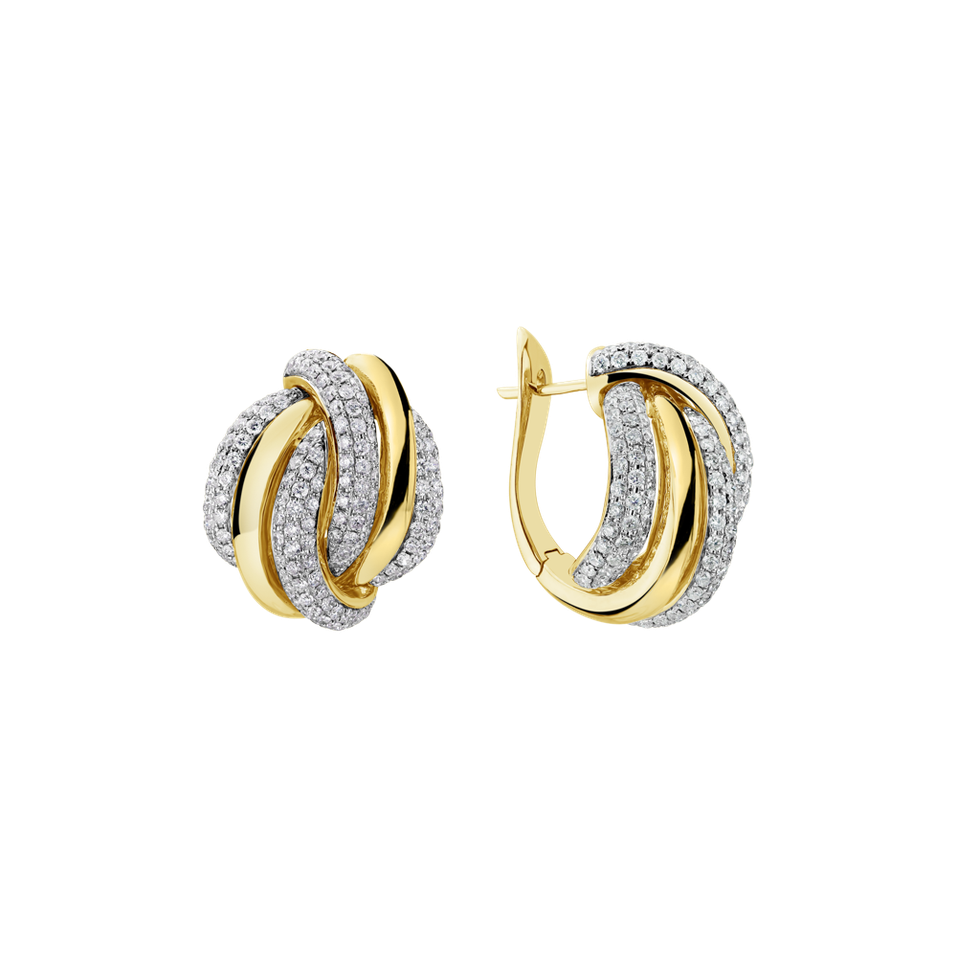 Diamond earrings Class One