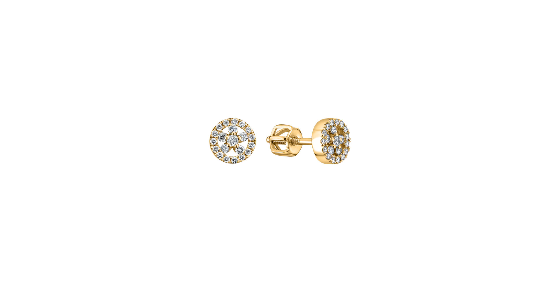 Diamond earrings Bright Sun