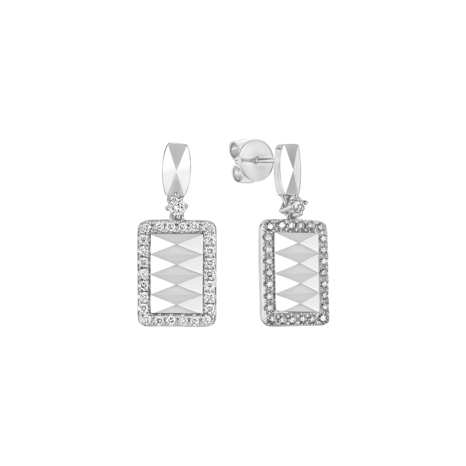 Diamond earrings Geometry Secret