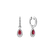 Diamond earrings with Ruby Satisfying Holiday3