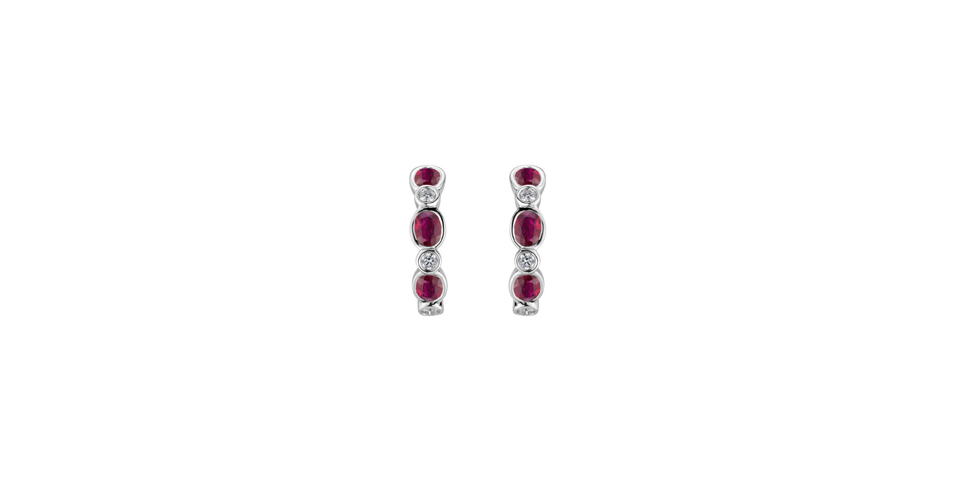 Diamond earrings and Ruby Circumpolar