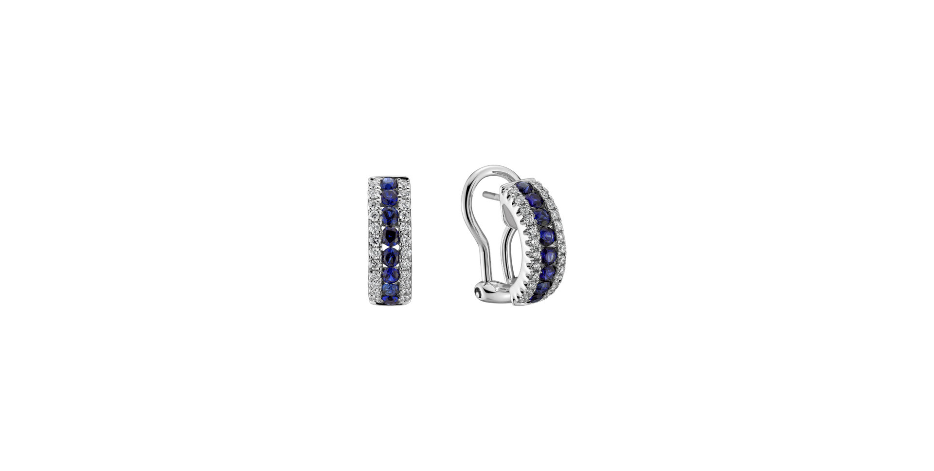 Diamond earrings and Sapphire Raulio