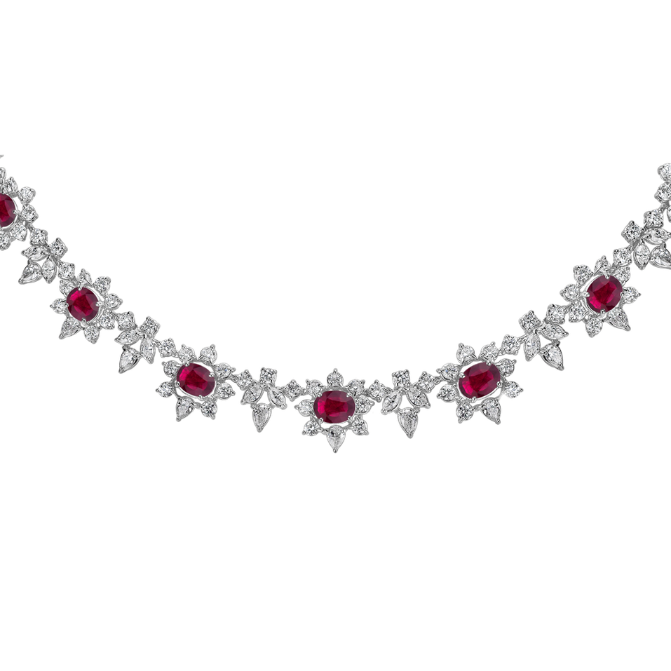 Diamond necklace with Ruby Ruby Countess