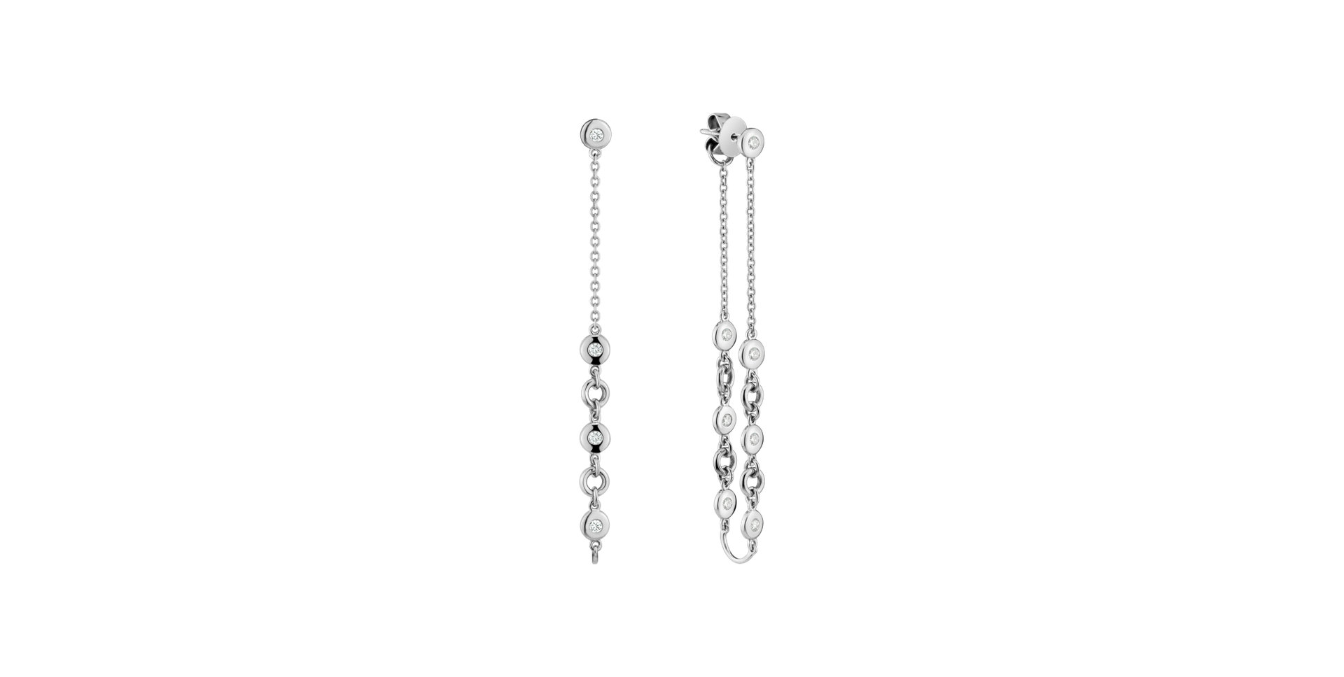 Diamond earrings Endless Waterfall