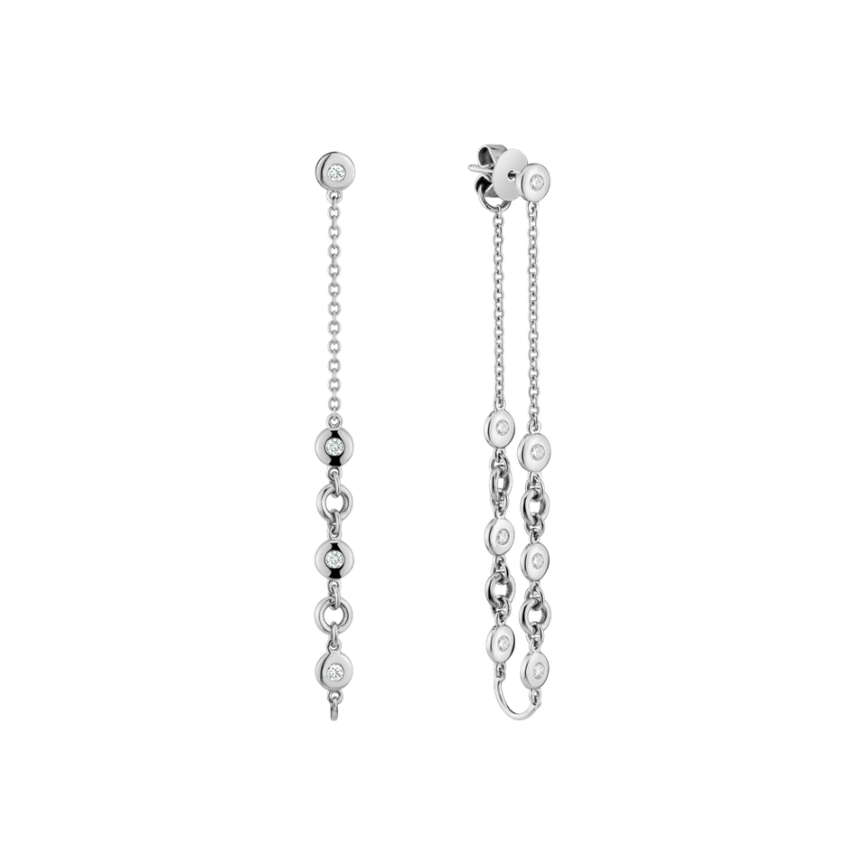 Diamond earrings Endless Waterfall