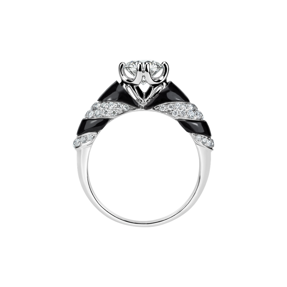 Diamond ring with Agates Aziza