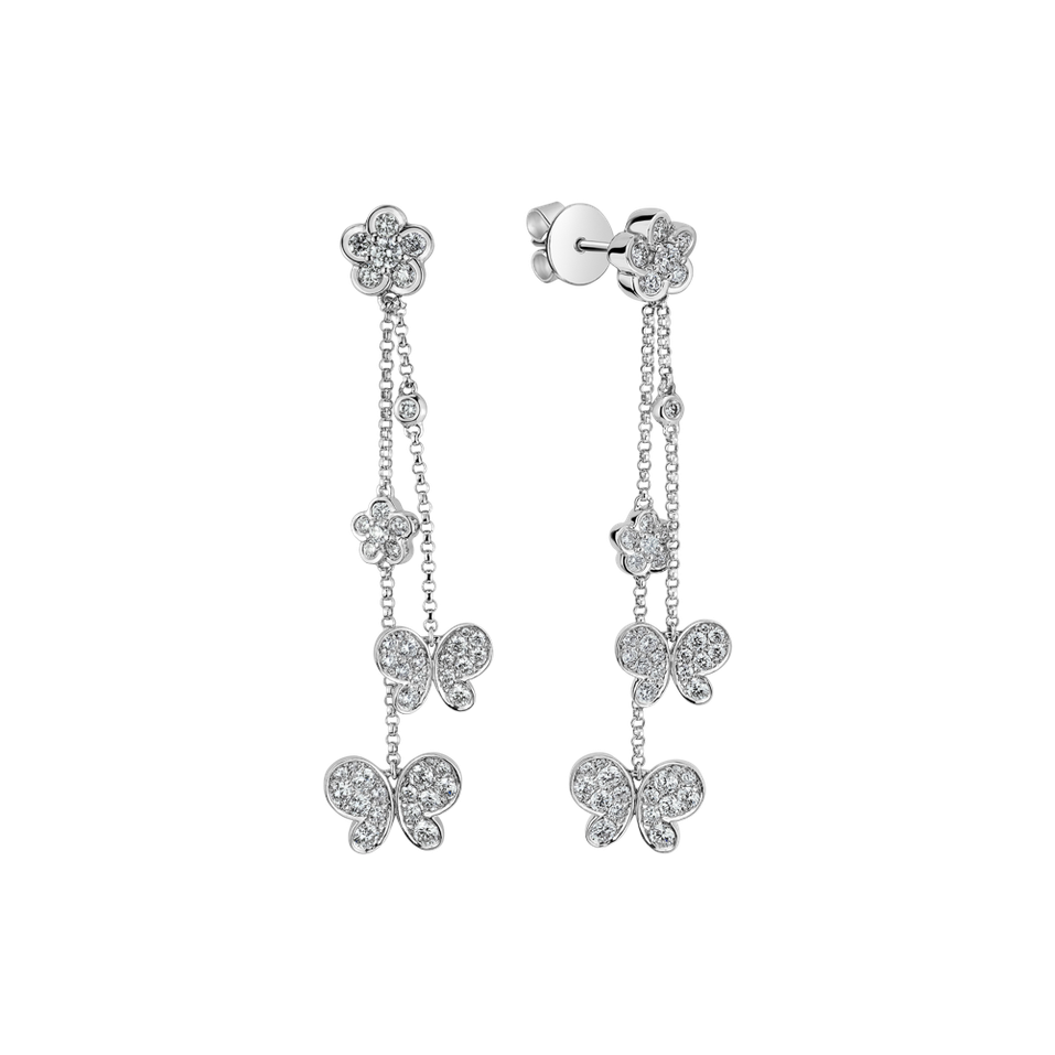 Diamond earrings Subtlety Path
