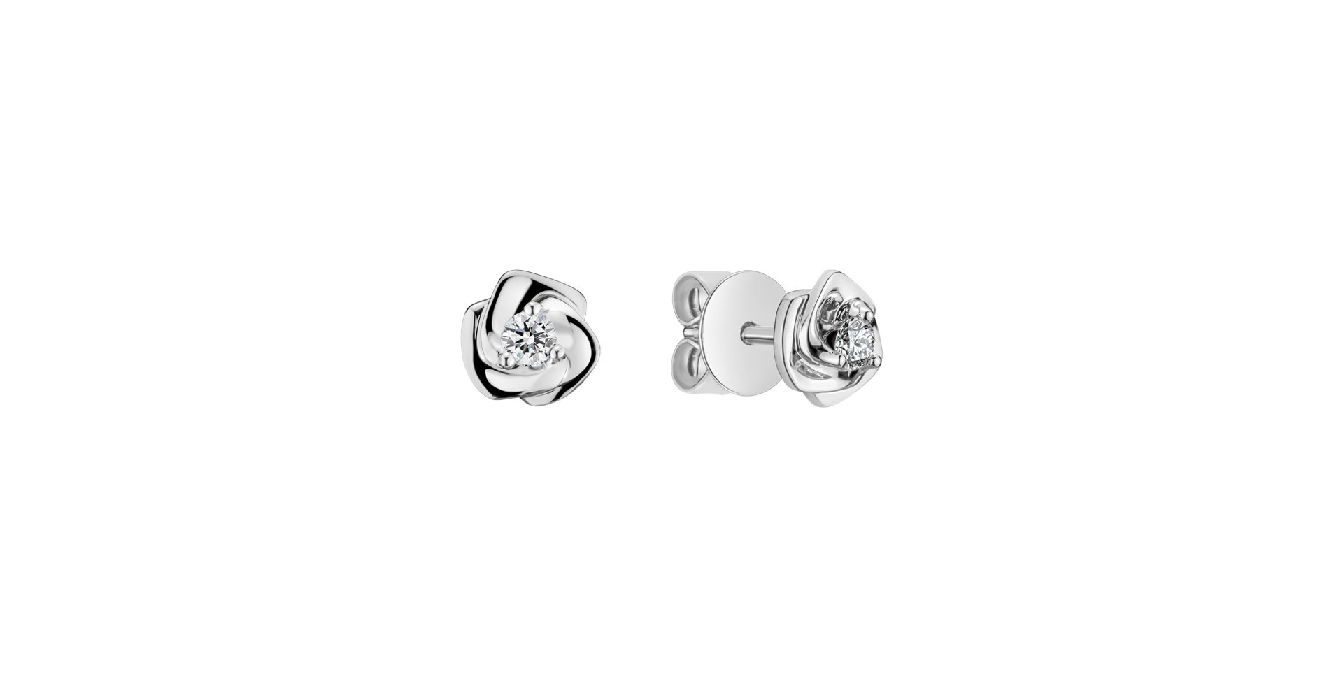 Diamond earrings Sweet Poem