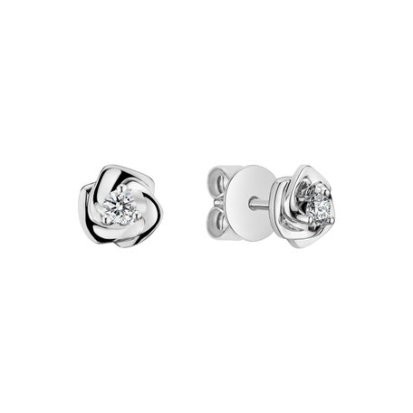 Diamond earrings Sweet Poem