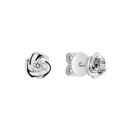 Diamond earrings Sweet Poem