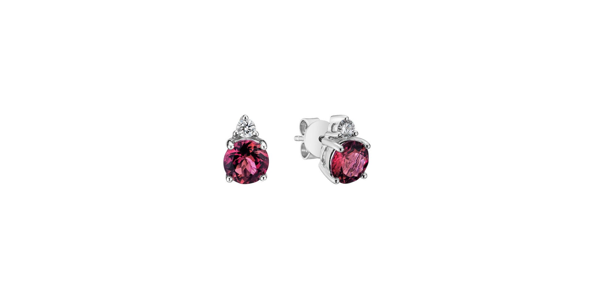 Diamond earrings with Tourmaline Dream Sin