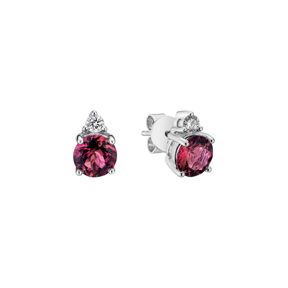 Diamond earrings with Tourmaline Dream Sin