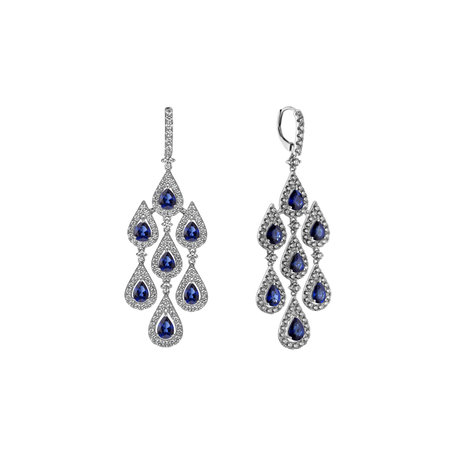 Diamond earrings and Sapphire Mephisto Dream