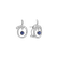 Diamond earrings with Sapphire Khloe3