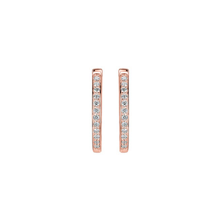 Diamond earrings Magical Loop