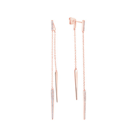 Diamond earrings Calyx