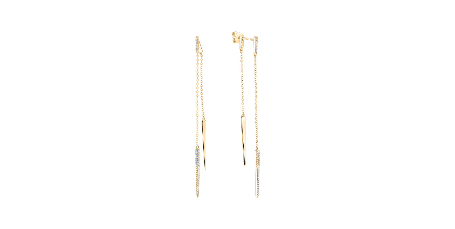 Diamond earrings Calyx