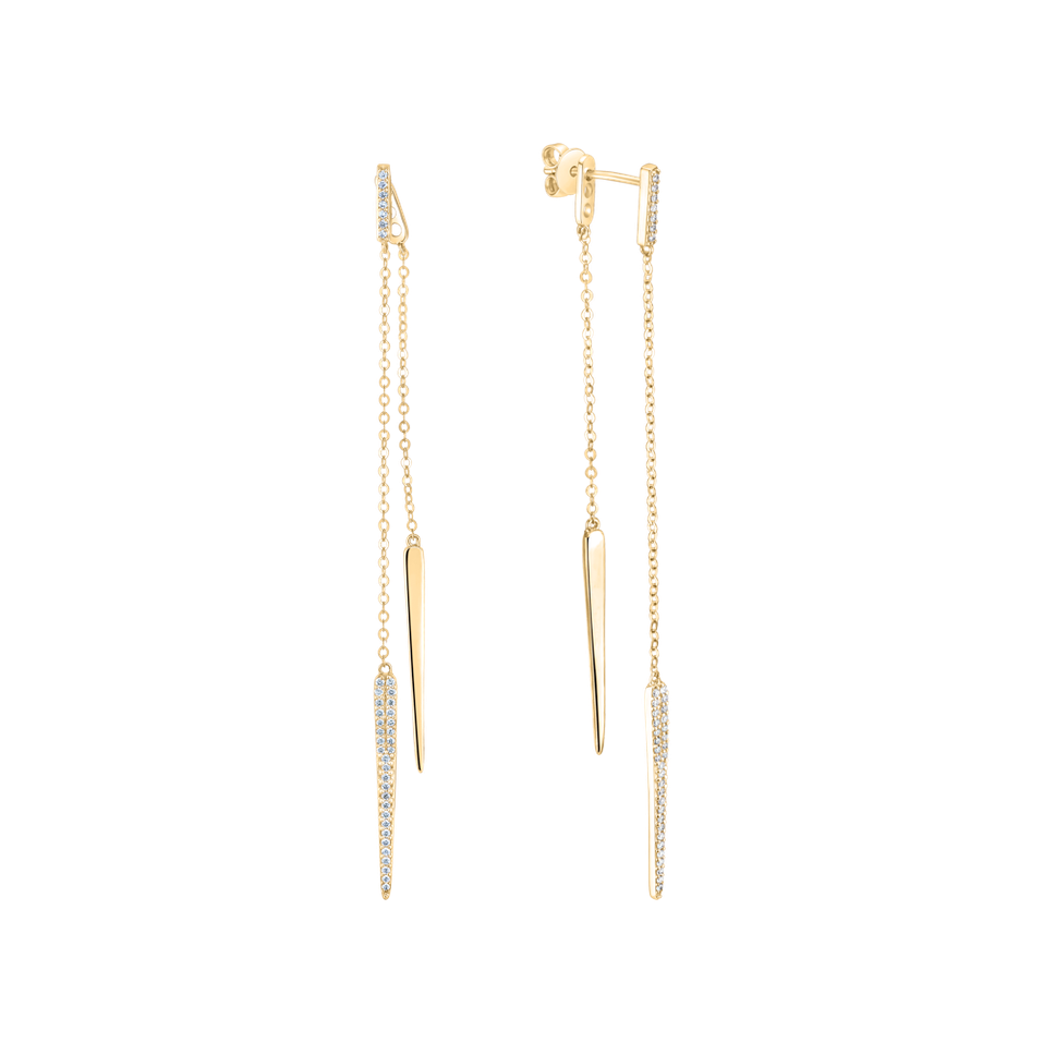 Diamond earrings Calyx