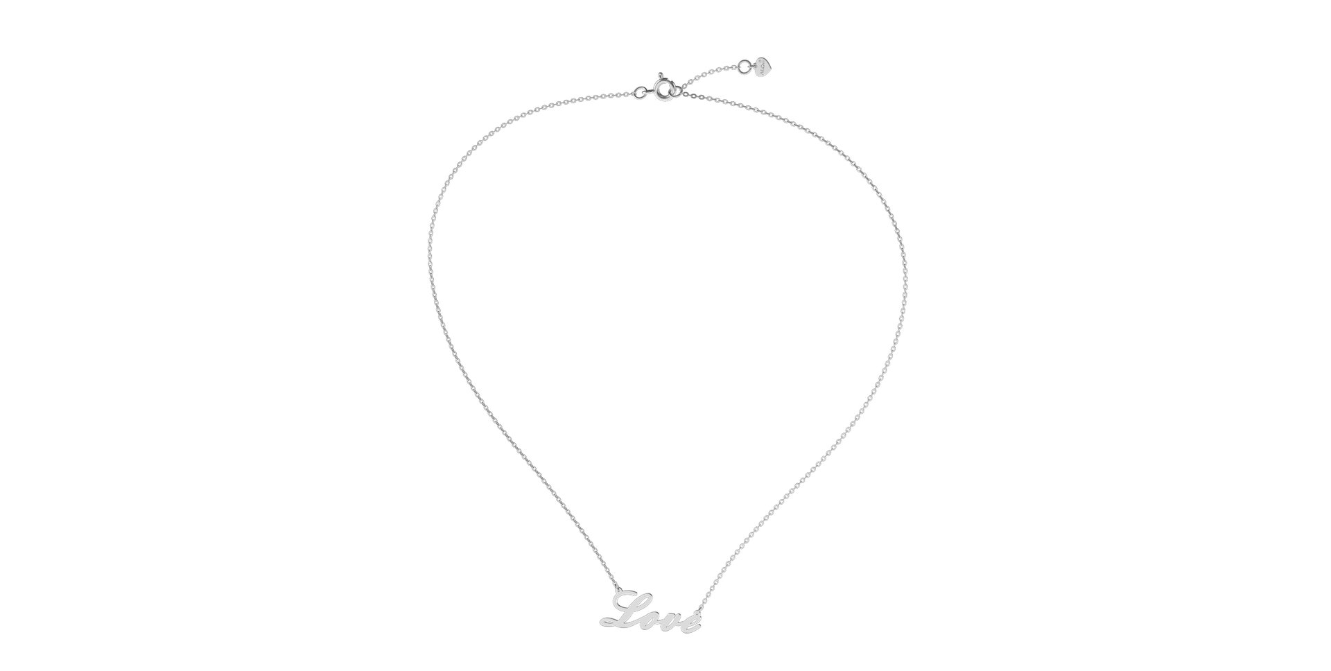 Diamond necklace Love