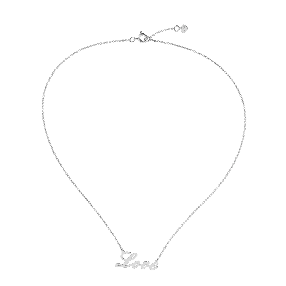 Diamond necklace Love