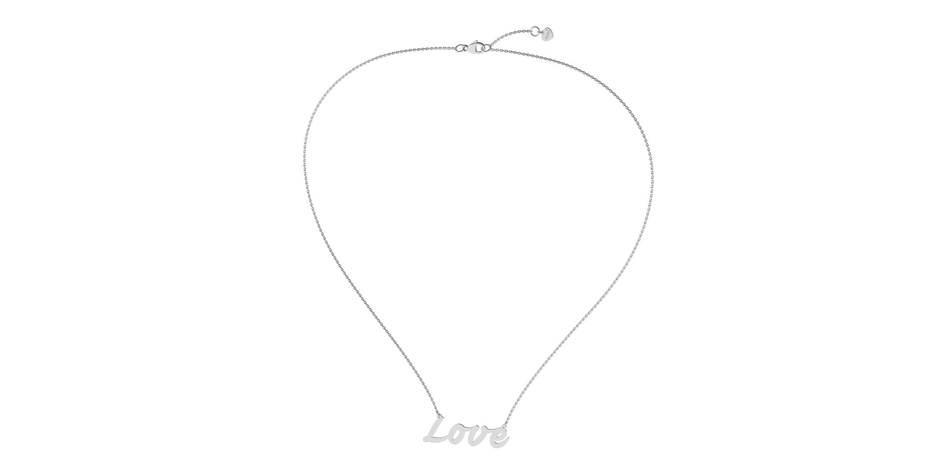 Diamond necklace Love Treasure