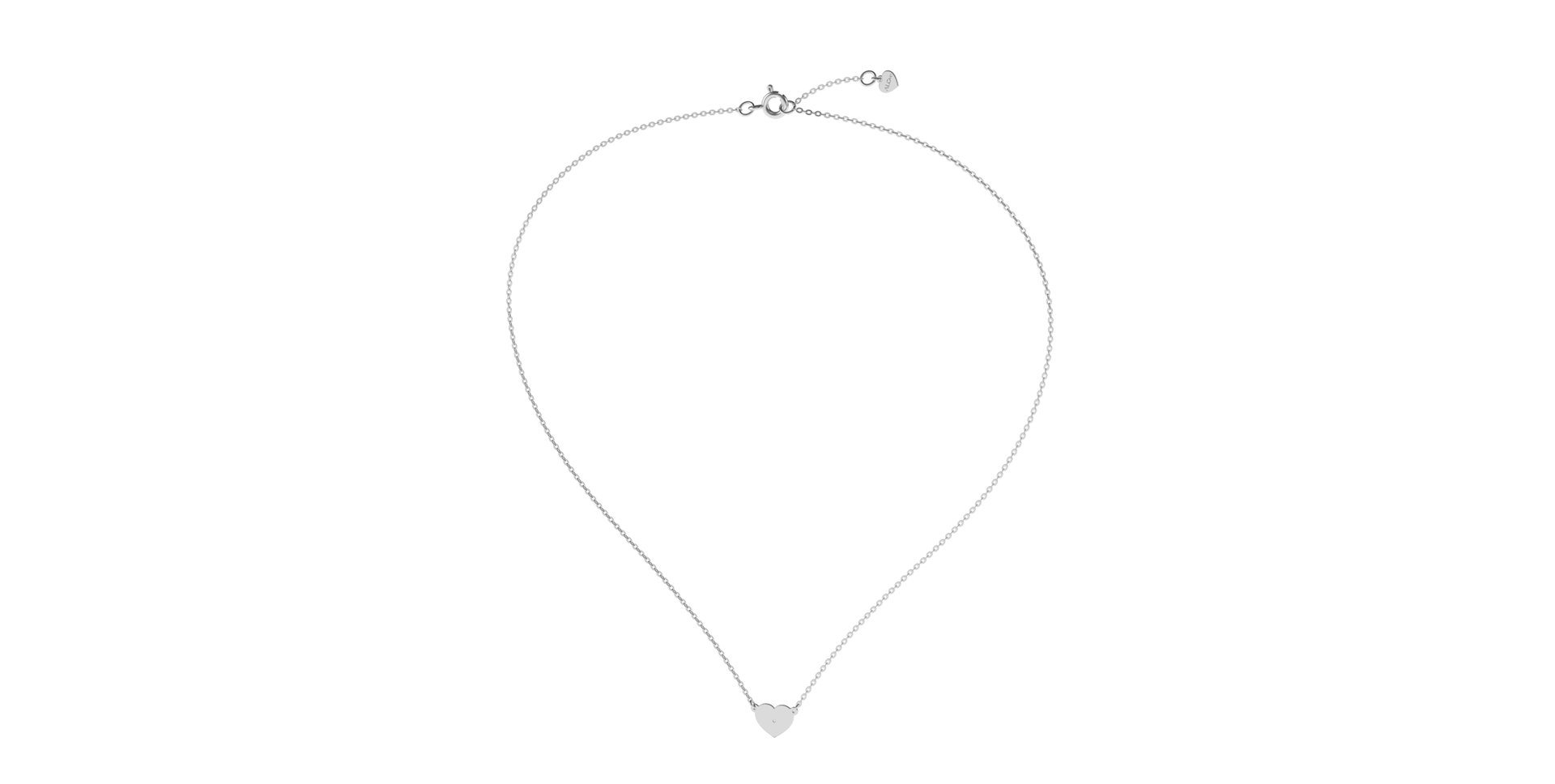 Diamond necklace Lovely Heart