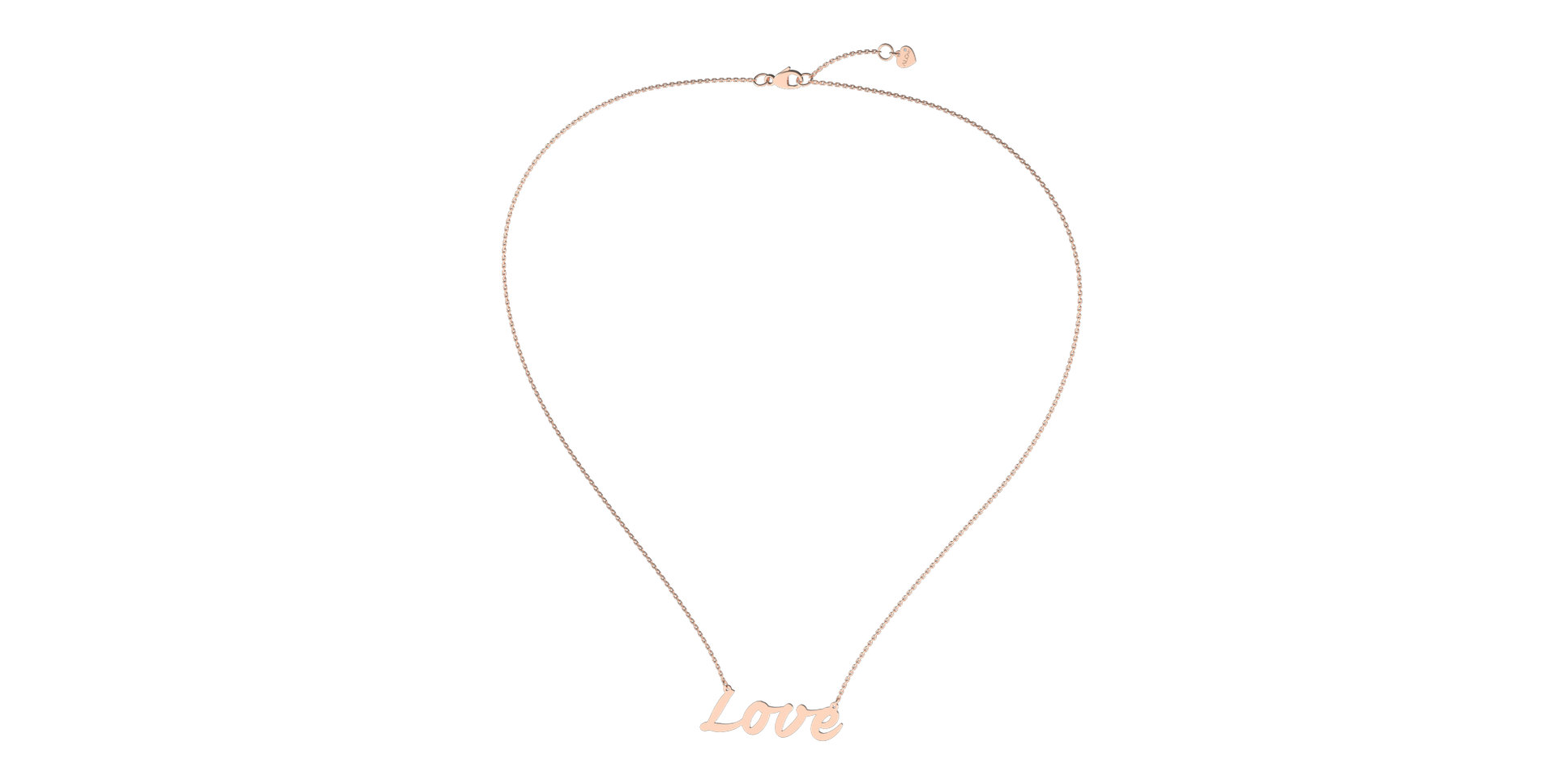 Diamond necklace Love Treasure