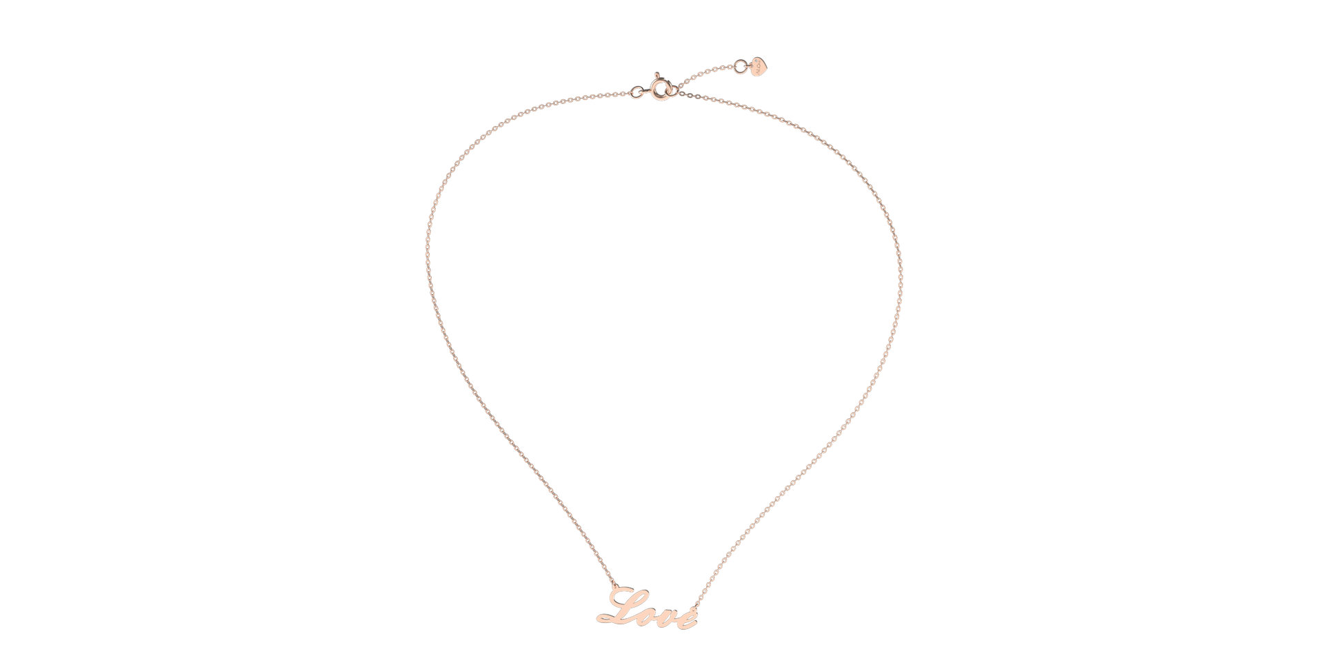 Diamond necklace Love