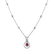 Diamond necklace with Ruby Shine Desire3