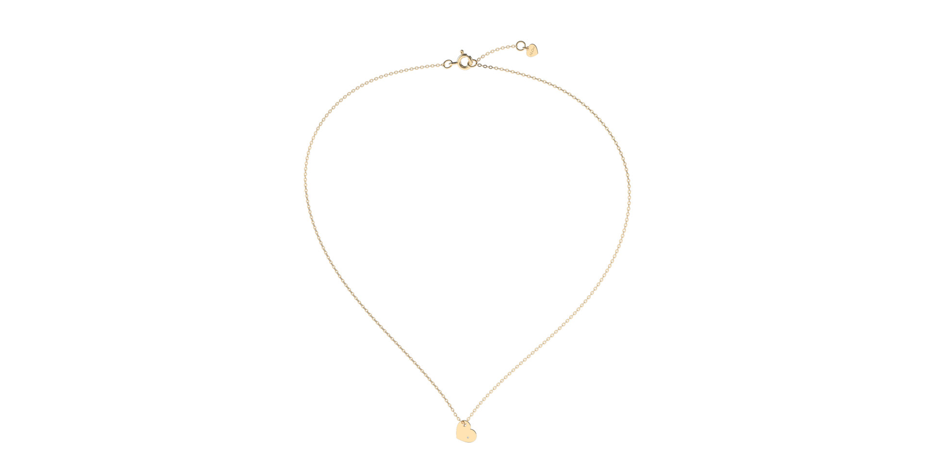 Diamond necklace Promise Love