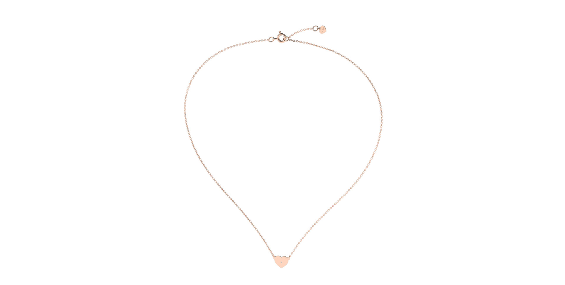 Diamond necklace Lovely Heart